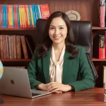 Anh chan dung nu doanh nhan Viet Nam Chị Hang chuyen nghiep, lam avatar cho bai nhan xet Vie Star Brands