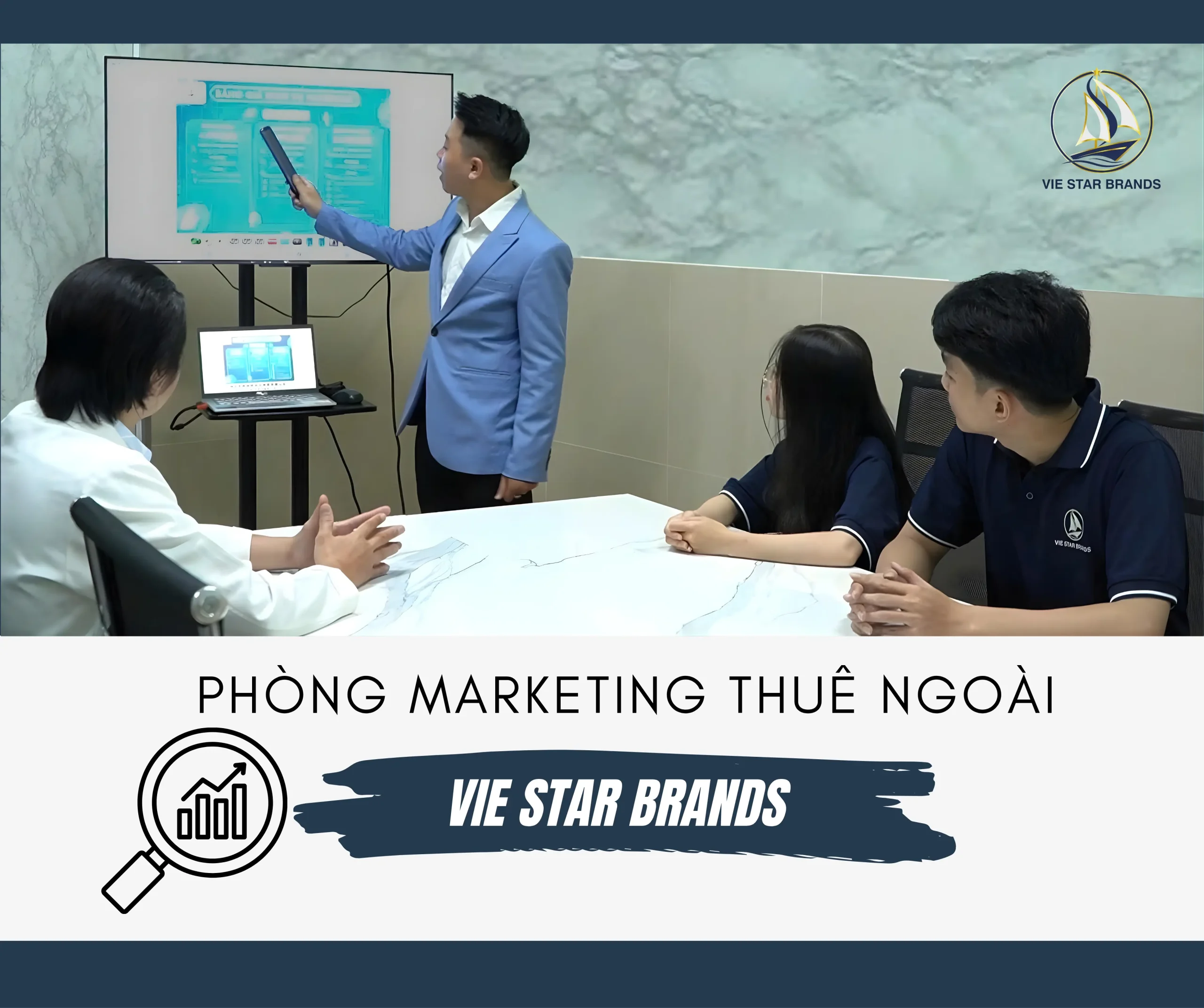 Dịch vụ phòng marketing thuê ngoài Vie Star Brand tại TP.HCM giúp doanh nghiệp tăng trưởng doanh thu và tối ưu chi phí.