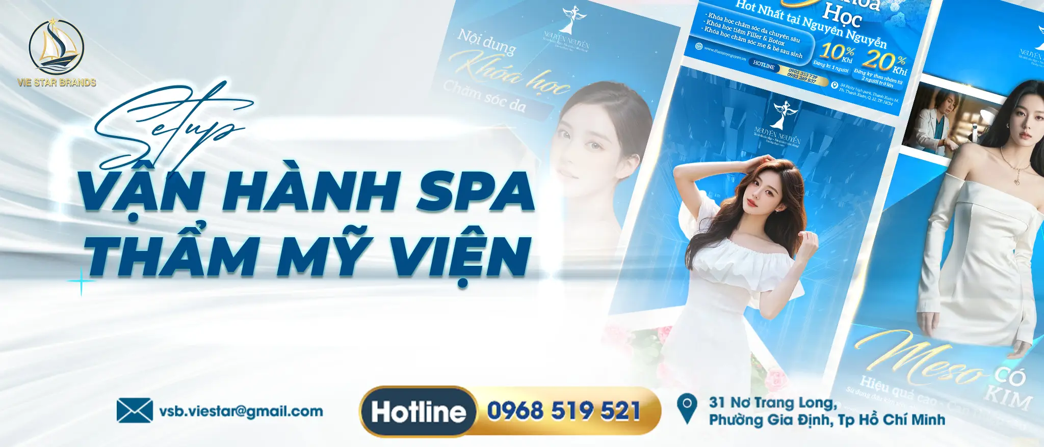 Dịch vụ setup và vận hành Spa Thẩm mỹ viện chuyên nghiệp cùng Vie Star Brands