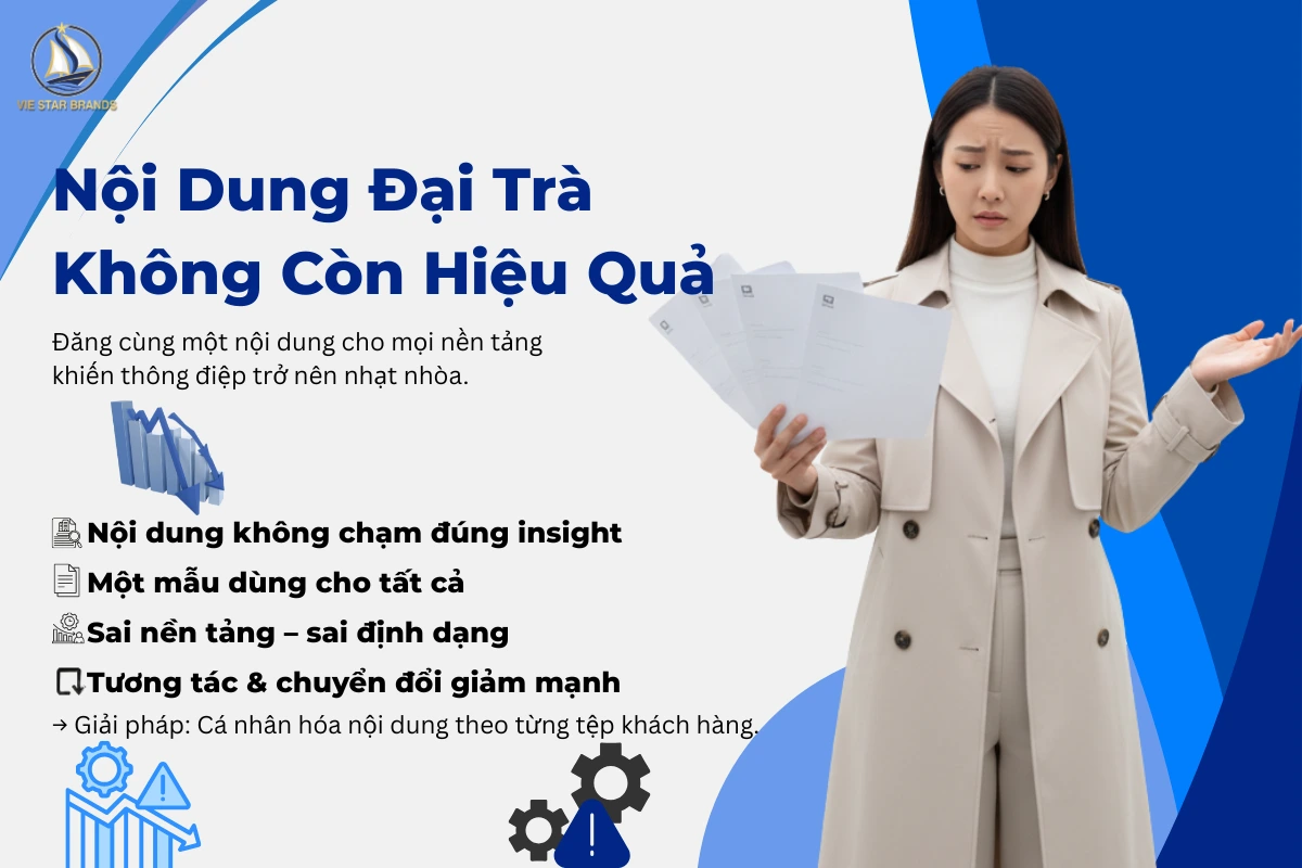 Nội Dung Đại Trà, Thiếu Cá Nhân Hóa