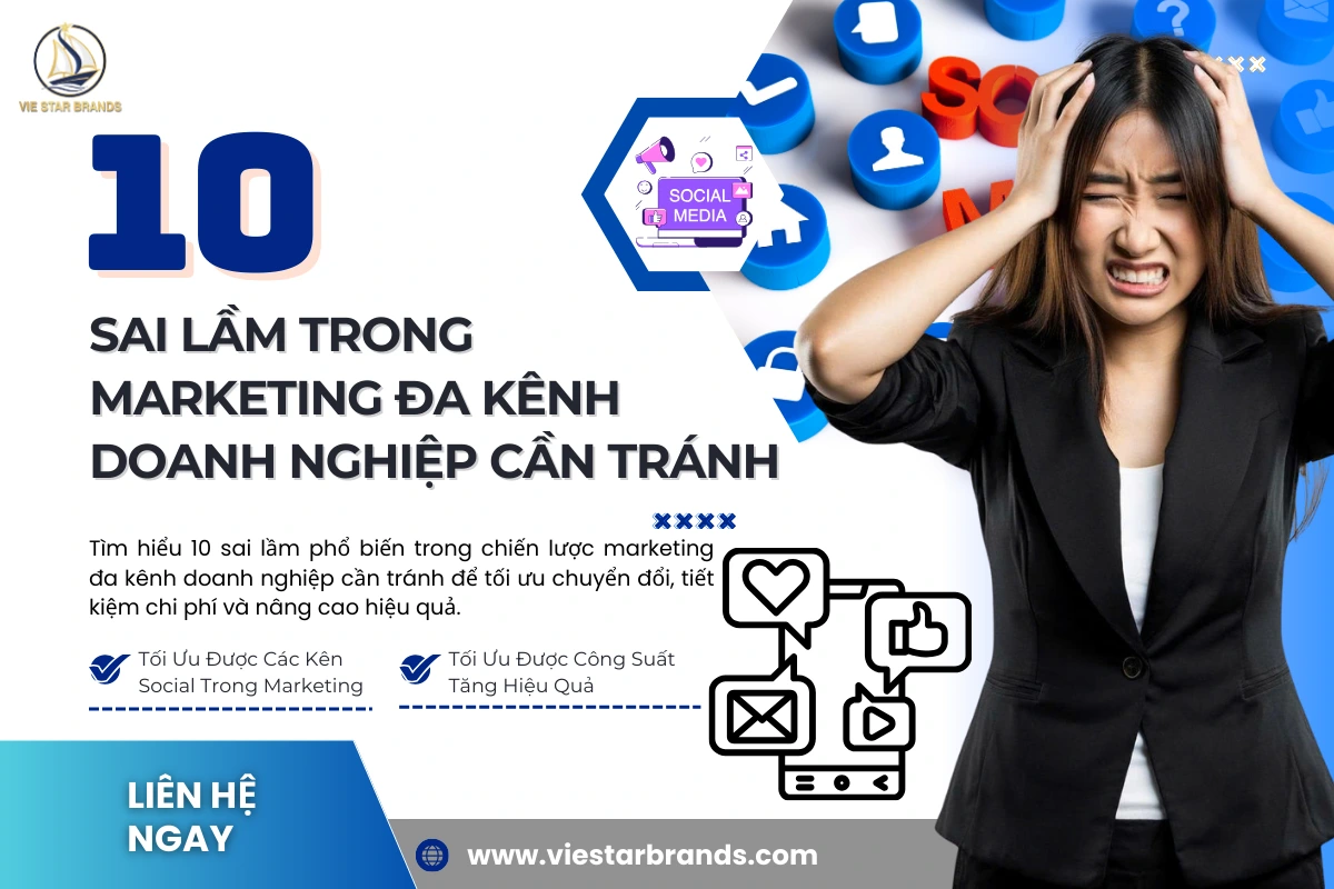 10 Sai Lầm Phổ Biến Trong Chiến Lược Marketing Đa Kênh Doanh Nghiệp Cần Tránh Ngay