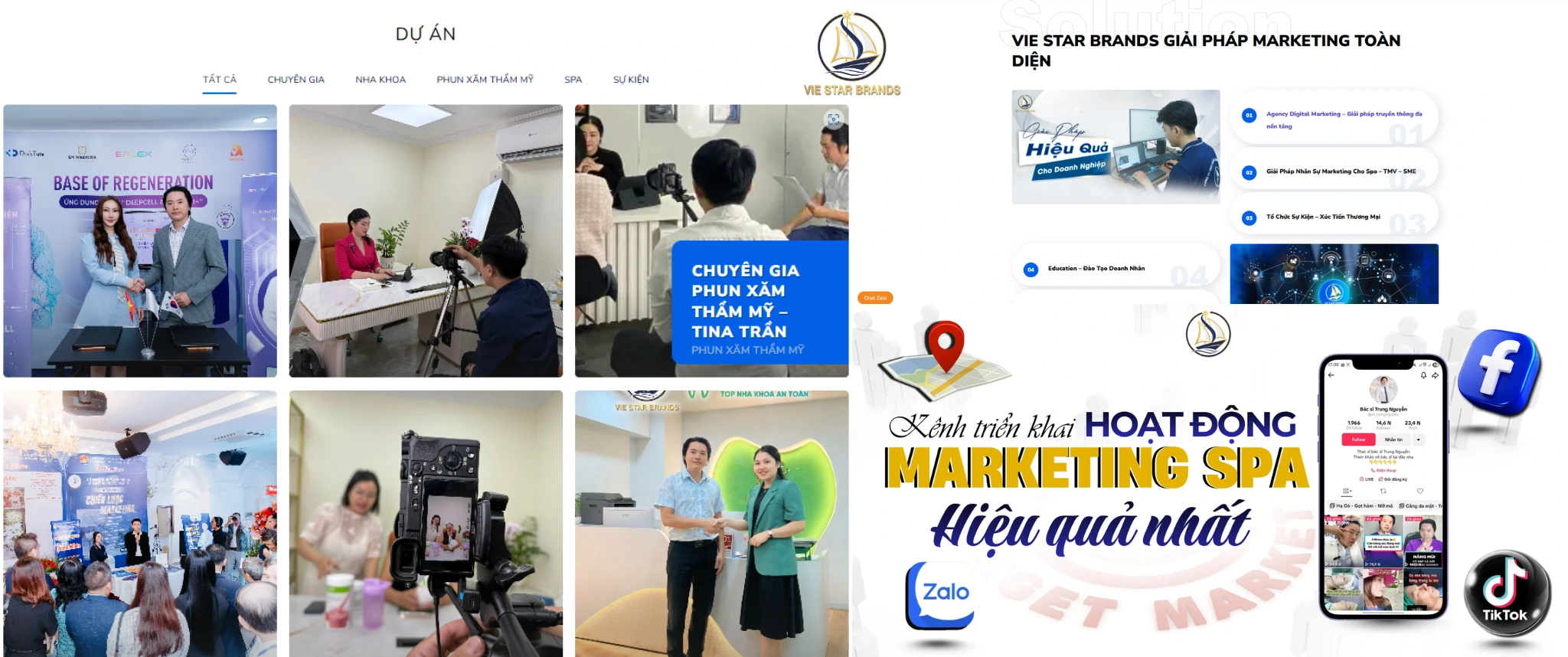 Các Dự án Nổi Bật Về Dịch Vụ Quay Video Tại Vie Star Brands
