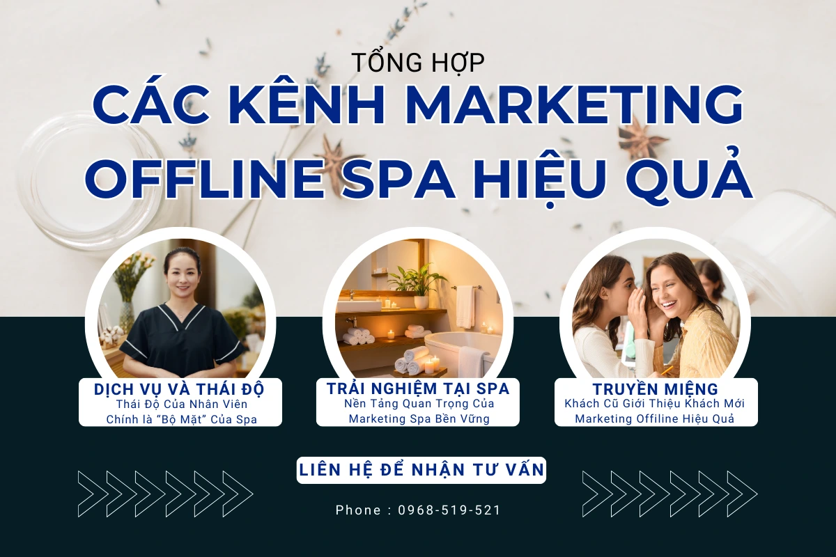 Các Kênh Marketing Offline Spa Không Nên Bỏ Qua