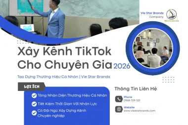 Xây Kênh TikTok Cho Chuyên Gia 2026: Tạo Dựng Thương Hiệu Cá Nhân | Vie Star Brands