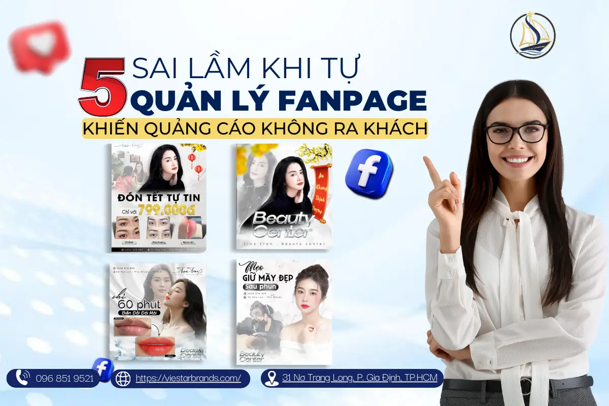 quản lý fanpage spa sai cách khiến quảng cáo facebook không ra khách