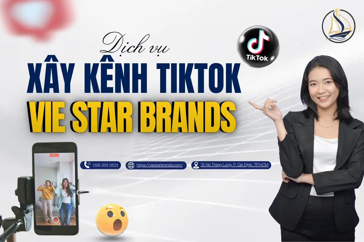 Dịch vụ xây kênh TikTok cho spa do Vie Star Brands triển khai theo chiến lược dài hạn