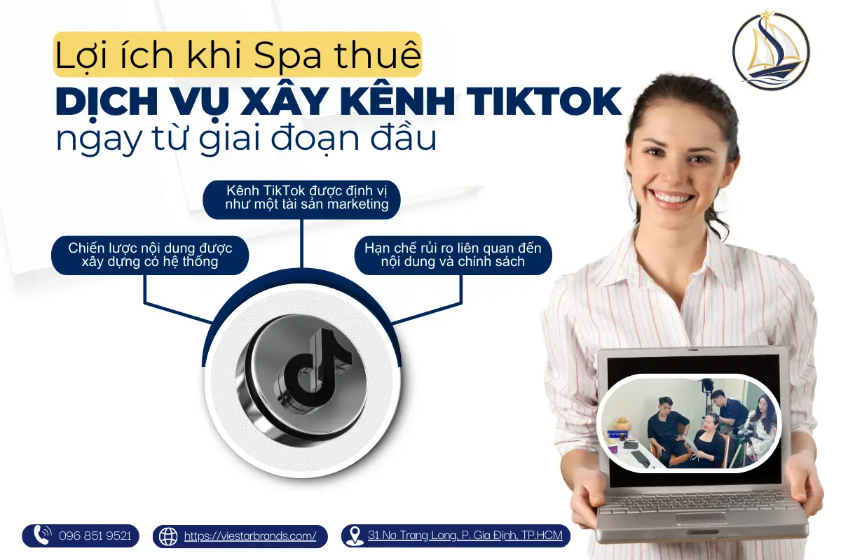 Dịch vụ xây kênh TikTok giúp spa xây dựng chiến lược nội dung và tăng hiệu quả marketing