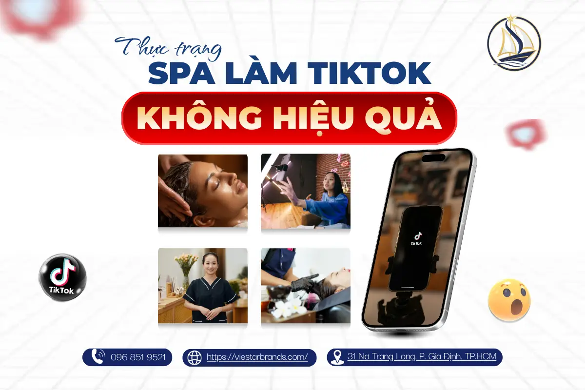 Spa xây kênh TikTok không hiệu quả do sai chiến lược nội dung